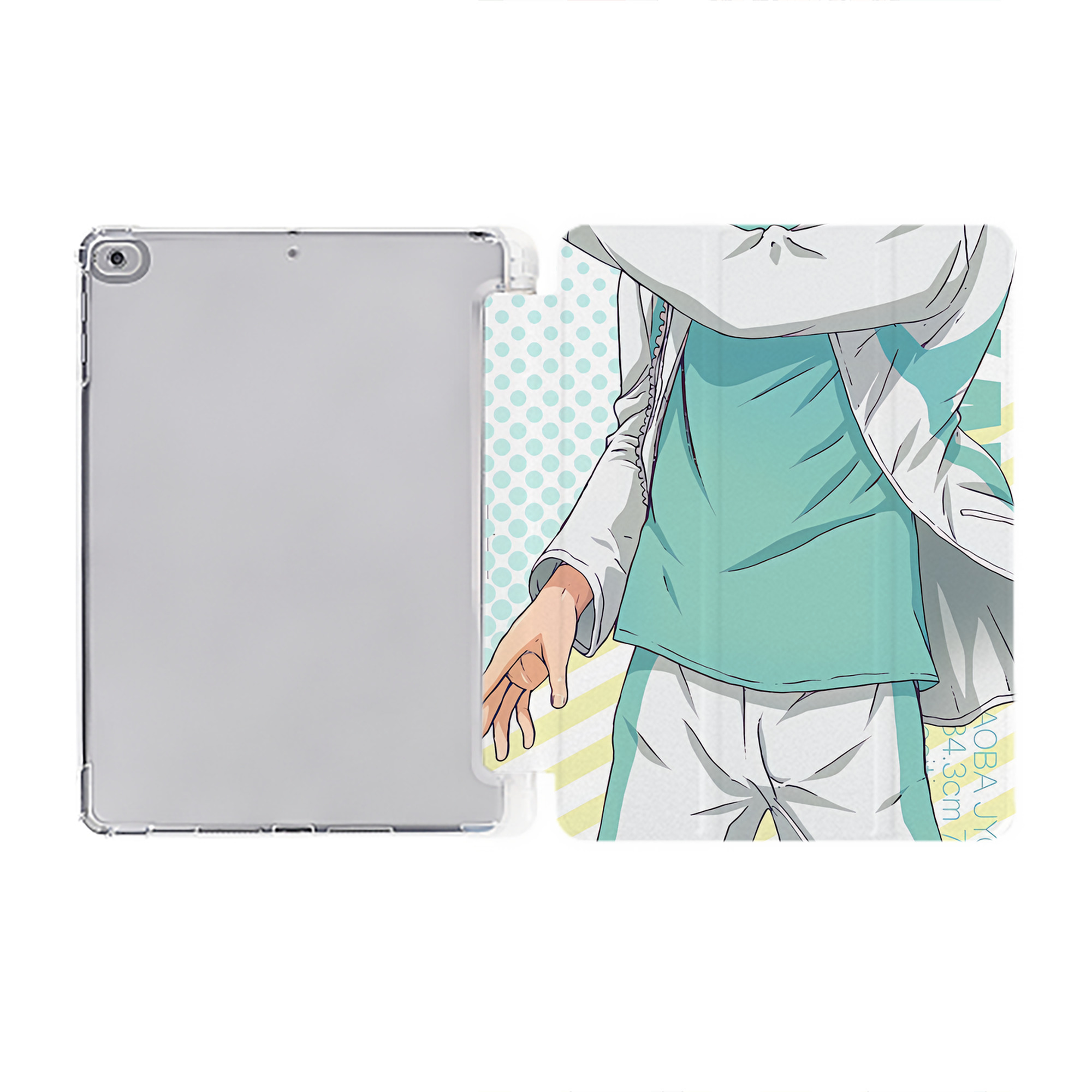 （画像用） ハイキュー!! Haikyu!! IPad ケース ペン収納付き 三つ折りスタンド PUレザー×シリコン 対応機種9.5/10.5/10.9インチ